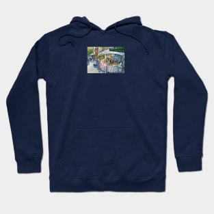 Corner of Flying Pig Farms and Wine a Bit. Hoodie